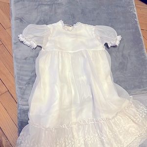 beautiful one of a kind children’s christening dress